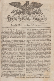 Privilegirte Schlesische Zeitung. 1829, No. 173 (27 July) + dod.