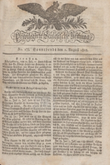 Privilegirte Schlesische Zeitung. 1829, No. 178 (1 August) + dod.