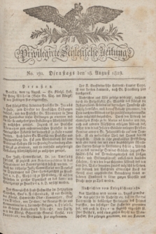 Privilegirte Schlesische Zeitung. 1829, No. 192 (18 August) + dod.