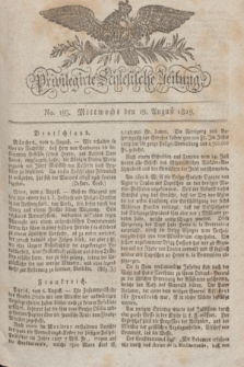 Privilegirte Schlesische Zeitung. 1829, No. 193 (19 August) + dod.