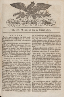 Privilegirte Schlesische Zeitung. 1829, No. 197 (24 August) + dod.