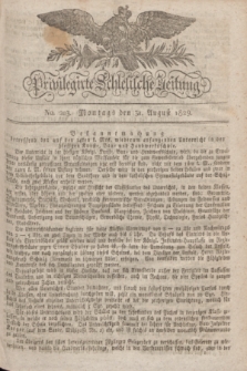 Privilegirte Schlesische Zeitung. 1829, No. 203 (31 August) + dod.