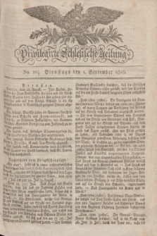 Privilegirte Schlesische Zeitung. 1829, No. 204 (1 September) + dod.
