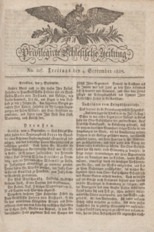 Privilegirte Schlesische Zeitung. 1829, No. 207 (4 September) + dod.