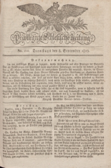 Privilegirte Schlesische Zeitung. 1829, No. 210 (8 September) + dod.