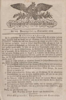 Privilegirte Schlesische Zeitung. 1829, No. 215 (14 September) + dod.