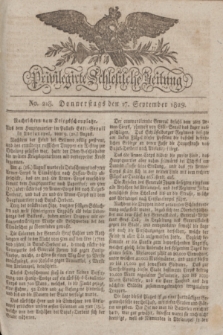Privilegirte Schlesische Zeitung. 1829, No. 218 (17 September) + dod.