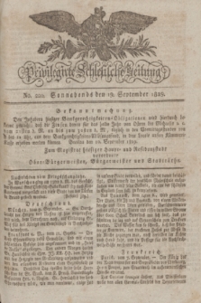 Privilegirte Schlesische Zeitung. 1829, No. 220 (19 September) + dod.