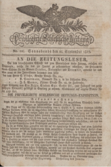 Privilegirte Schlesische Zeitung. 1829, No. 226 (26 September) + dod.
