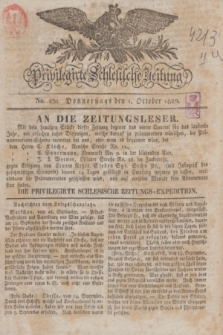 Privilegirte Schlesische Zeitung. 1829, No. 230 (1 October) + dod.