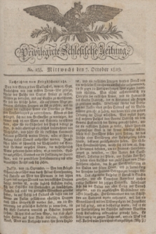 Privilegirte Schlesische Zeitung. 1829, No. 235 (7 October) + dod.