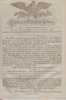 Privilegirte Schlesische Zeitung. 1829, No. 254 (29 October) + dod.