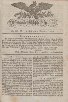 Privilegirte Schlesische Zeitung. 1829, No. 259 (4 November) + dod.