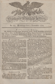 Privilegirte Schlesische Zeitung. 1829, No. 263 (9 November) + dod.