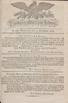 Privilegirte Schlesische Zeitung. 1829, No. 293 (14 December) + dod.