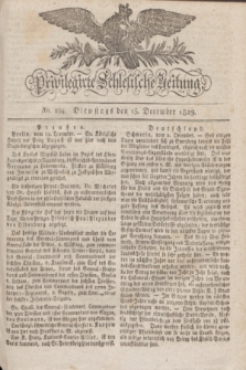 Privilegirte Schlesische Zeitung. 1829, No. 294 (15 December) + dod.