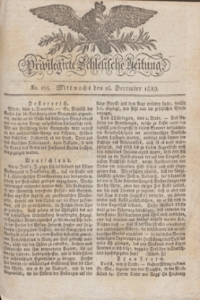 Privilegirte Schlesische Zeitung. 1829, No. 295 (16 December) + dod.