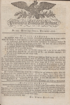 Privilegirte Schlesische Zeitung. 1829, No. 299 (21 December) + dod.