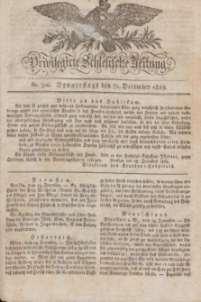 Privilegirte Schlesische Zeitung. 1829, No. 306 (31 December) + dod.