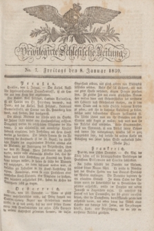 Privilegirte Schlesische Zeitung. 1830, No. 7 (8 Januar) + dod.