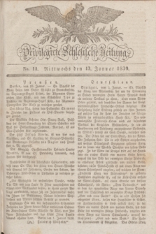 Privilegirte Schlesische Zeitung. 1830, No. 11 (13 Januar) + dod.