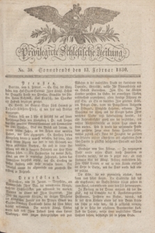 Privilegirte Schlesische Zeitung. 1830, No. 38 (13 Februar) + dod.