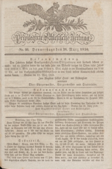 Privilegirte Schlesische Zeitung. 1830, No. 66 (18 März) + dod.