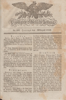 Privilegirte Schlesische Zeitung. 1830, No. 194 (20 August) + dod.