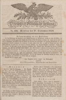 Privilegirte Schlesische Zeitung. 1830, No. 226 (27 September) + dod.