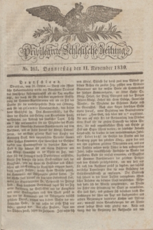 Privilegirte Schlesische Zeitung. 1830, No. 265 (11 November) + dod.