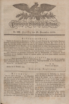 Privilegirte Schlesische Zeitung. 1830, No. 290 (10 December) + dod.