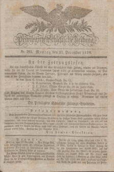Privilegirte Schlesische Zeitung. 1830, No. 303 (27 December) + dod.