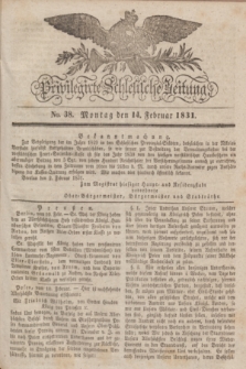 Privilegirte Schlesische Zeitung. 1831, No. 38 (14 Februar) + dod.