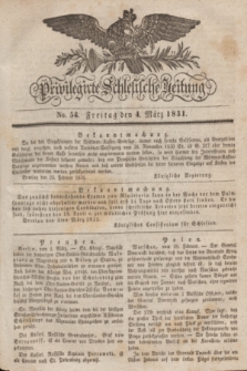 Privilegirte Schlesische Zeitung. 1831, No. 54 (4 März) + dod.
