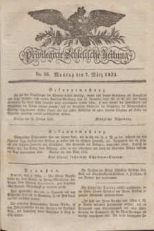 Privilegirte Schlesische Zeitung. 1831, No. 56 (7 März) + dod.