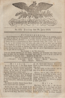 Privilegirte Schlesische Zeitung. 1831, No. 175 (29 Juli) + dod.