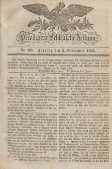 Privilegirte Schlesische Zeitung. 1831, No. 205 (2 September) + dod.