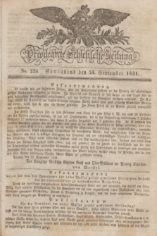 Privilegirte Schlesische Zeitung. 1831, No. 224 (24 September) + dod.