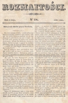 Rozmaitości : pismo dodatkowe do Gazety Lwowskiej. 1845, nr 18