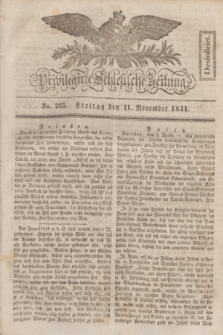 Privilegirte Schlesische Zeitung. 1831, No. 265 (11 November) + dod.
