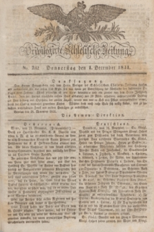Privilegirte Schlesische Zeitung. 1831, No. 282 (1 December) + dod.