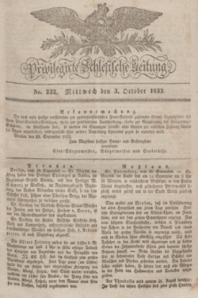 Privilegirte Schlesische Zeitung. 1832, No. 232 (3 October) + dod.