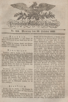 Privilegirte Schlesische Zeitung. 1832, No. 254 (29 October) + dod.