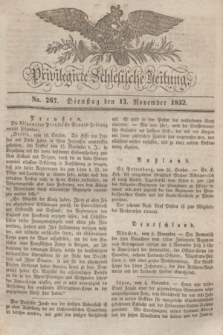 Privilegirte Schlesische Zeitung. 1832, No. 267 (13 November) + dod.