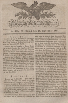 Privilegirte Schlesische Zeitung. 1832, No. 280 (28 November) + dod.
