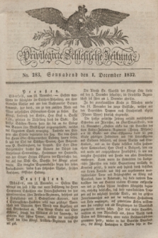 Privilegirte Schlesische Zeitung. 1832, No. 283 (1 December) + dod.