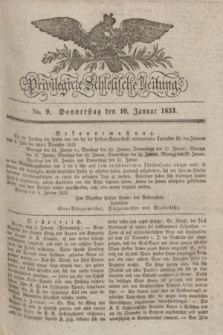 Privilegirte Schlesische Zeitung. 1833, No. 9 (10 Januar) + dod.