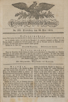 Privilegirte Schlesische Zeitung. 1833, No. 122 (28 Mai) + dod.