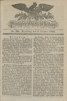 Privilegirte Schlesische Zeitung. 1833, No. 236 (8 October) + dod.