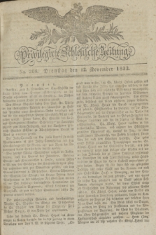 Privilegirte Schlesische Zeitung. 1833, No. 266 (12 November) + dod.